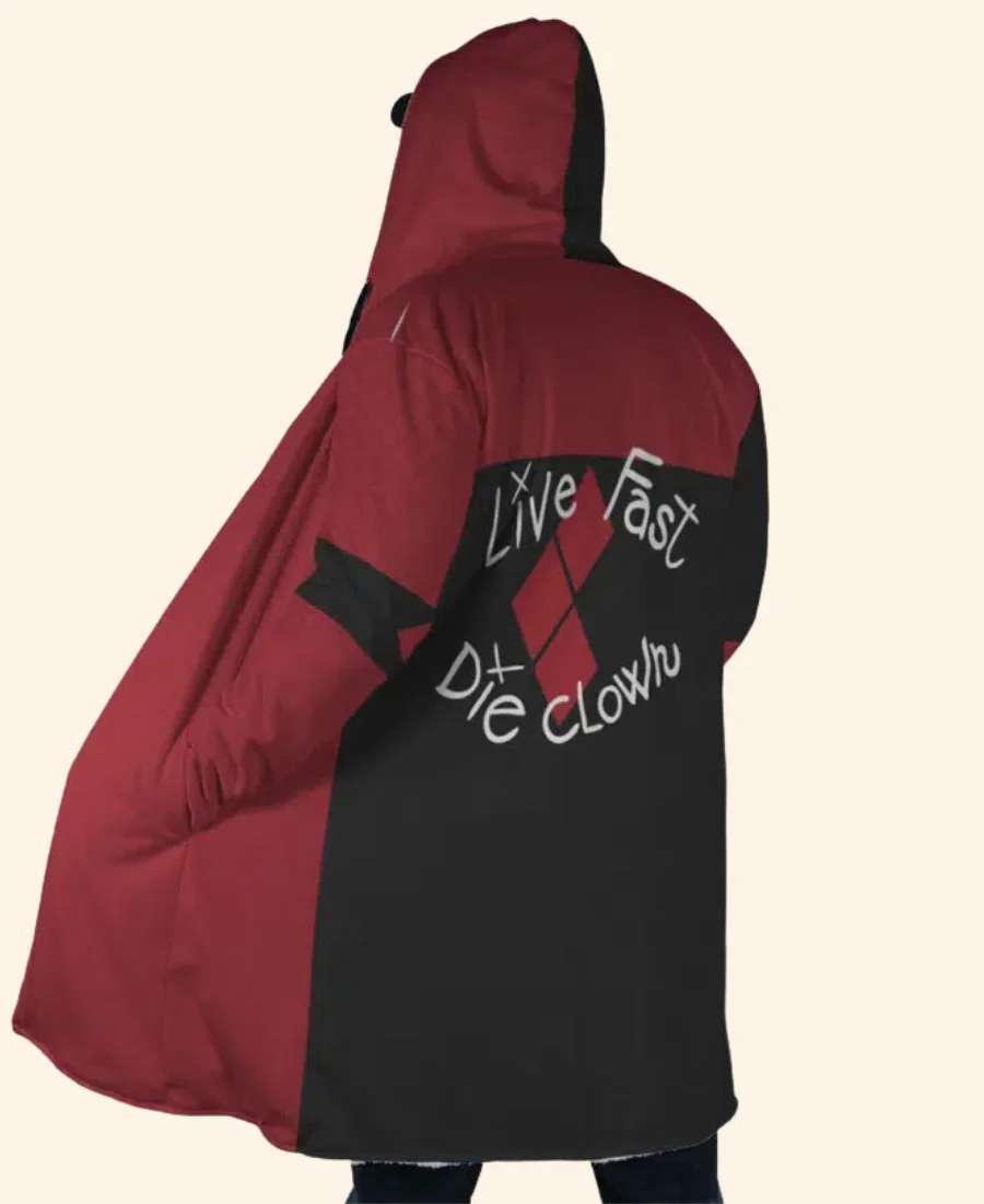 Harley Quinn The Suicide Squad DC Dream Cloak Coat back Image