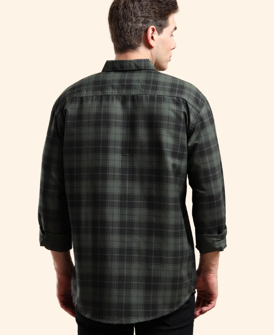 Haul Out the Halloween Jared Farnsworth Plaid Shirt Back Image