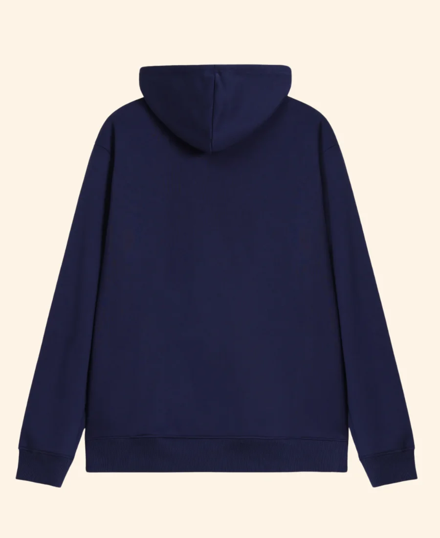 Haul Out the Halloween Marvin Navy Blue Hoodie Back Image