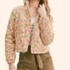 Heartland Baye Floral Puffer Jacket Front