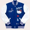 Hello Kitty Dodgers Varsity Jacket Front Image