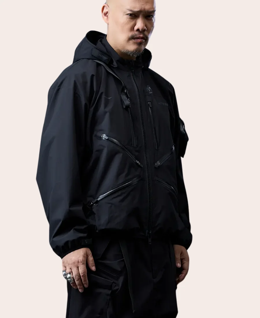 Hideo Kojima J91U-WS Drawbridge Jacket Closure Image
