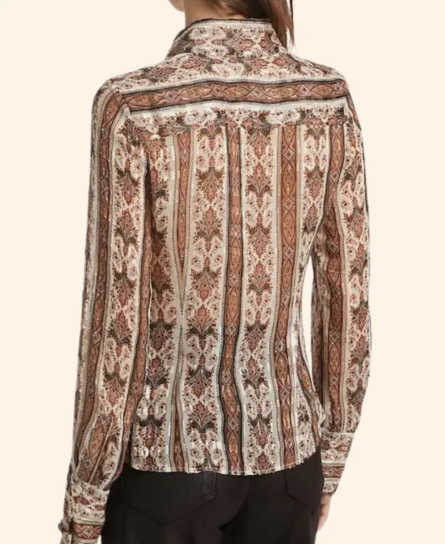 High Potential S02 Morgan Printed Shirt Back Image