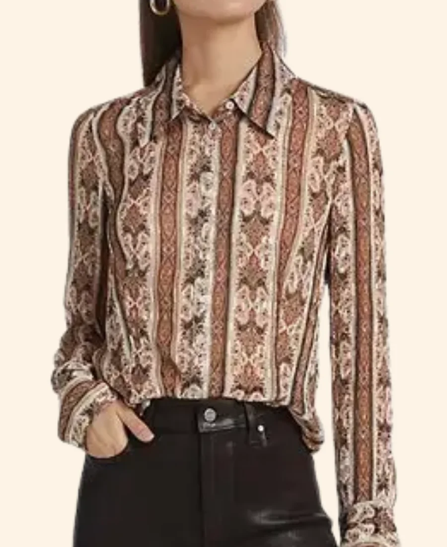High Potential S02 Morgan Printed Shirt Full Image