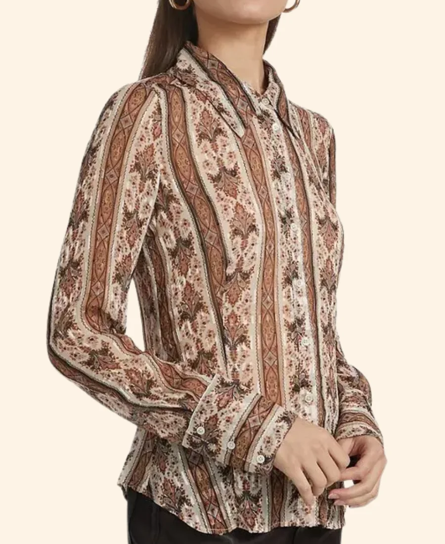 High Potential S02 Morgan Printed Shirt Side Image