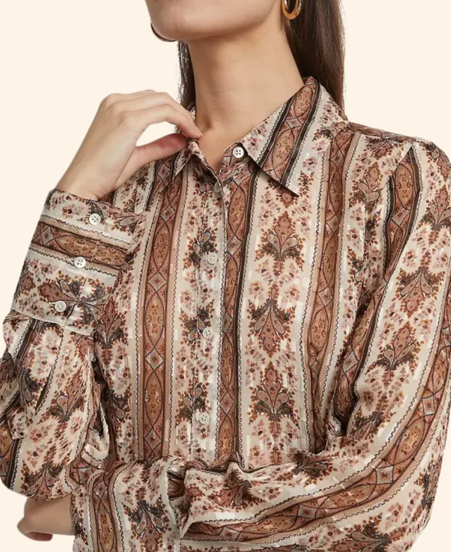 High Potential S02 Morgan Printed Shirt Zoom Image