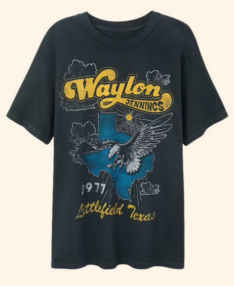 High Potential S02 Morgan Waylon Jennings T-Shirt Front Image
