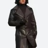Hitman 2024 Gary Johnson Leather Coat Front Image