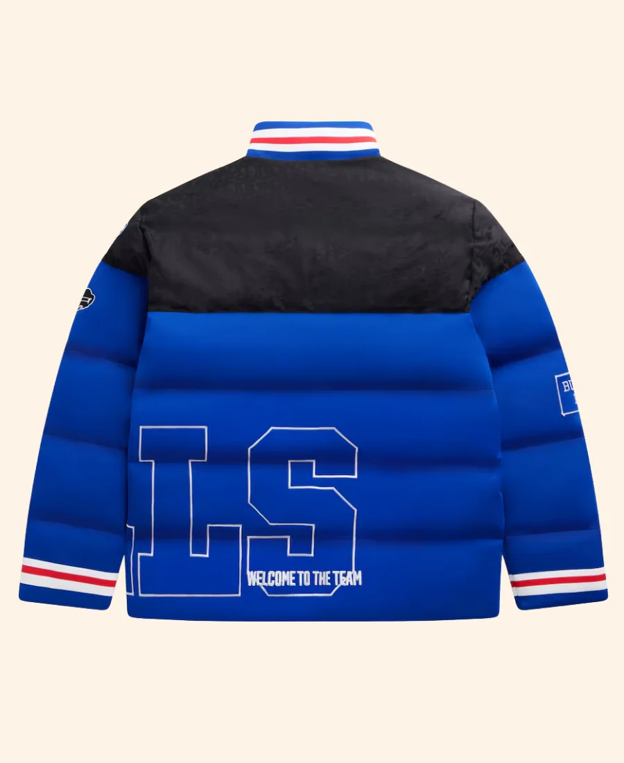 Holiday Touchdown A Bills Love Story 2025 Damar Hamlin Puffer Jacket back Image