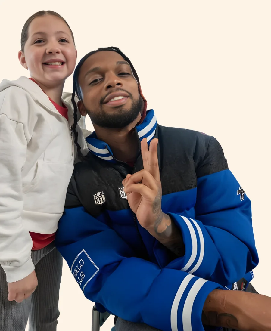 Holiday Touchdown A Bills Love Story 2025 Damar Hamlin Puffer Jacket
