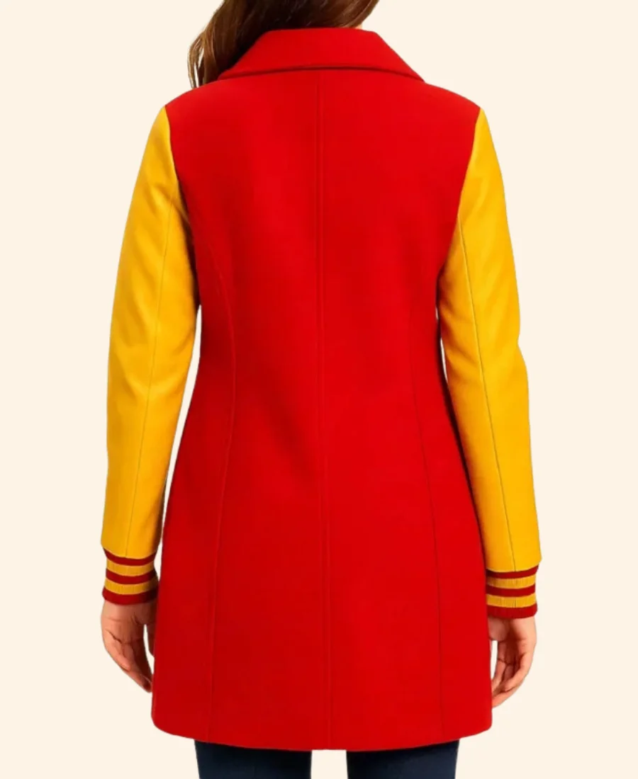 Holiday Touchdown_ A Bills Love Story Alana Higman Trench Coat back Image