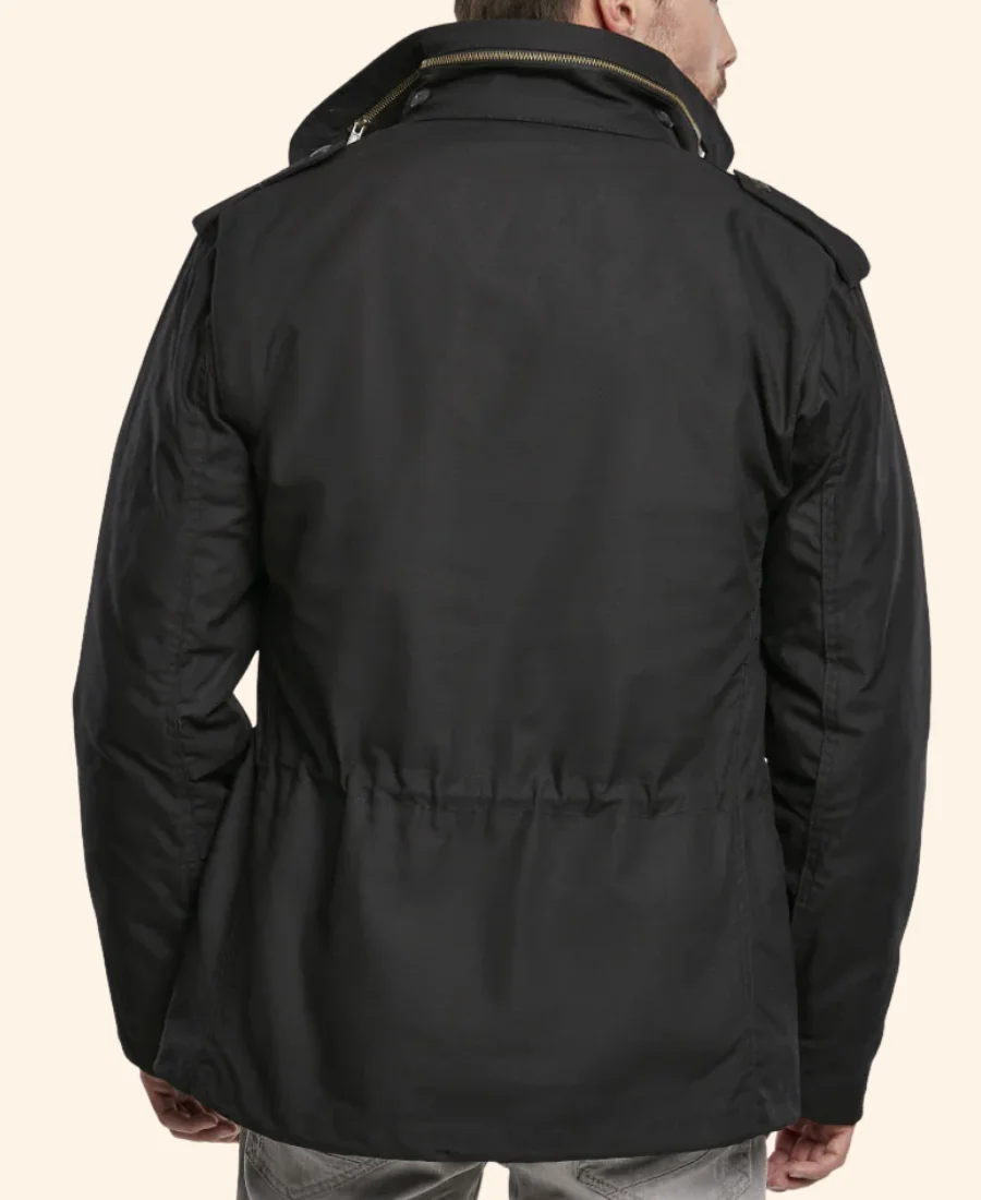 Holiday Touchdown_ A Bills Love Story Gabe DeLuca Black Jacket Full Back Image