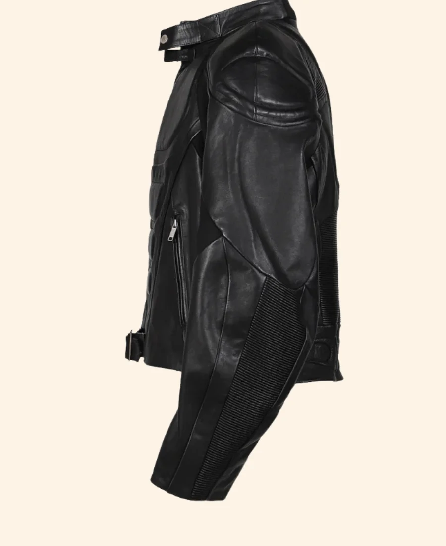 Holly Johnson Milan 2025 Black Leather Jacket Sleeve Image
