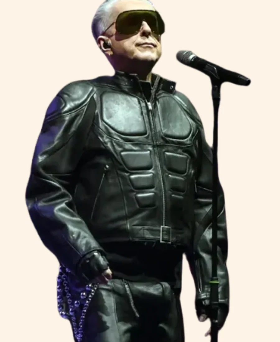 Holly Johnson Milan 2025 Black Leather Jacket Sleeves Image