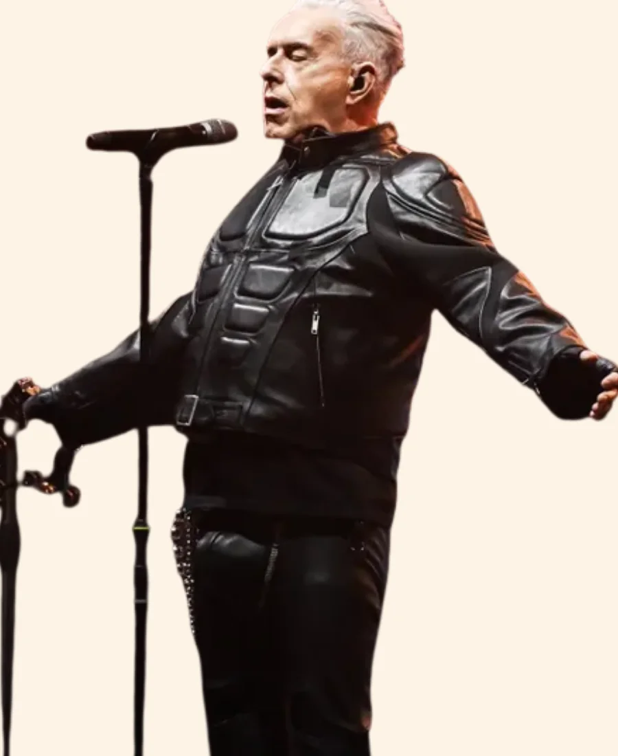 Holly Johnson Milan 2025 Black Leather Jacket Zoom Image