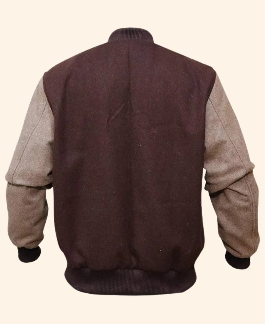 Hotline Miami Game Varsity Jacket Back Image