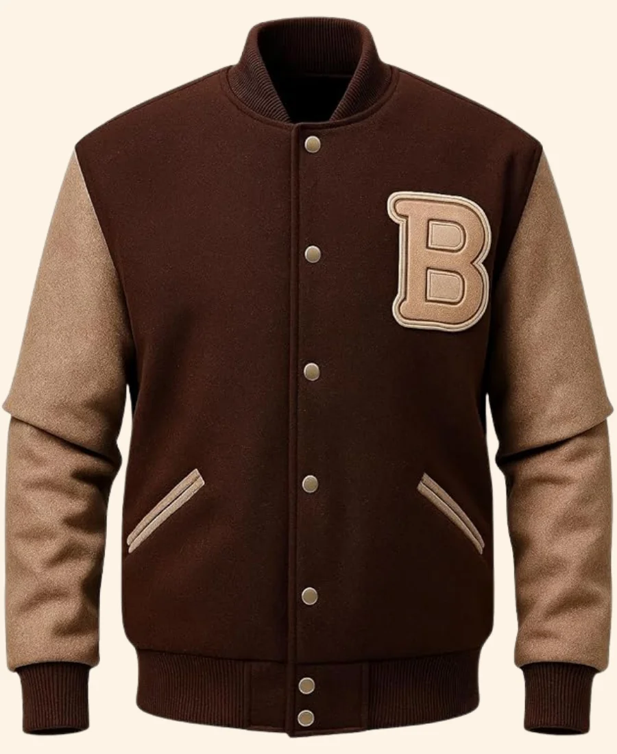 Hotline Miami Game Varsity Jacket Front Image