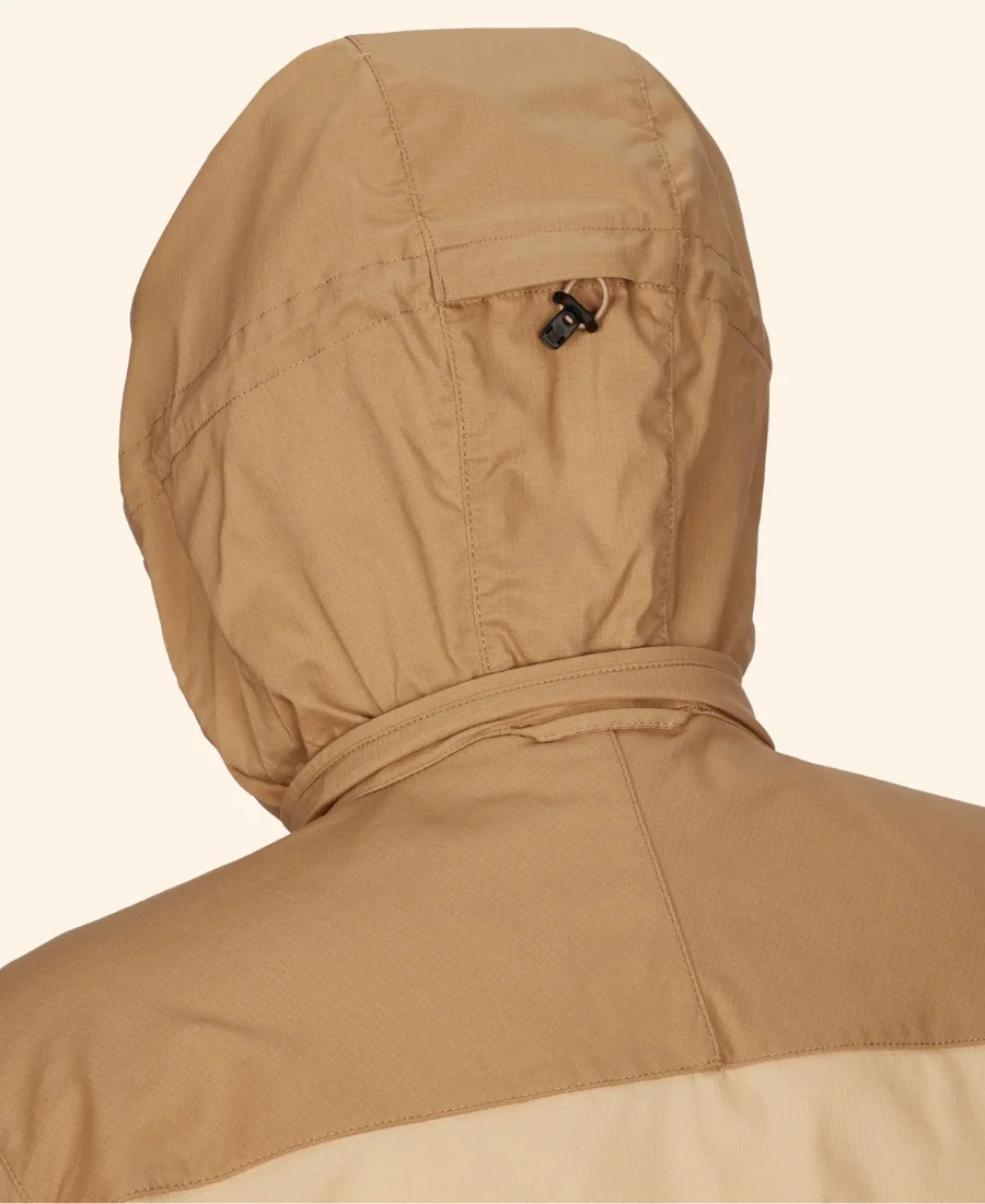 Hudson And Rex S08 Brown Windbreaker Jacket Hood Image