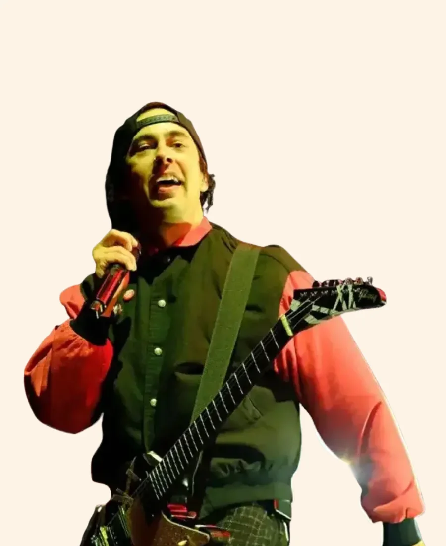 I Can’t Hear You World Tour 2025 Vic Fuentes Varsity Jacket Front Image