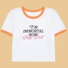 I'm Immortal Now Baby Dolls T-Shirt Front Image