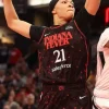 Indiana Fever Makayla Timpson Stranger Things Swingman Jersey Front Image