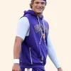 J.J. McCarthy Minnesota Vikings Sideline Sleeveless Hoodie Image