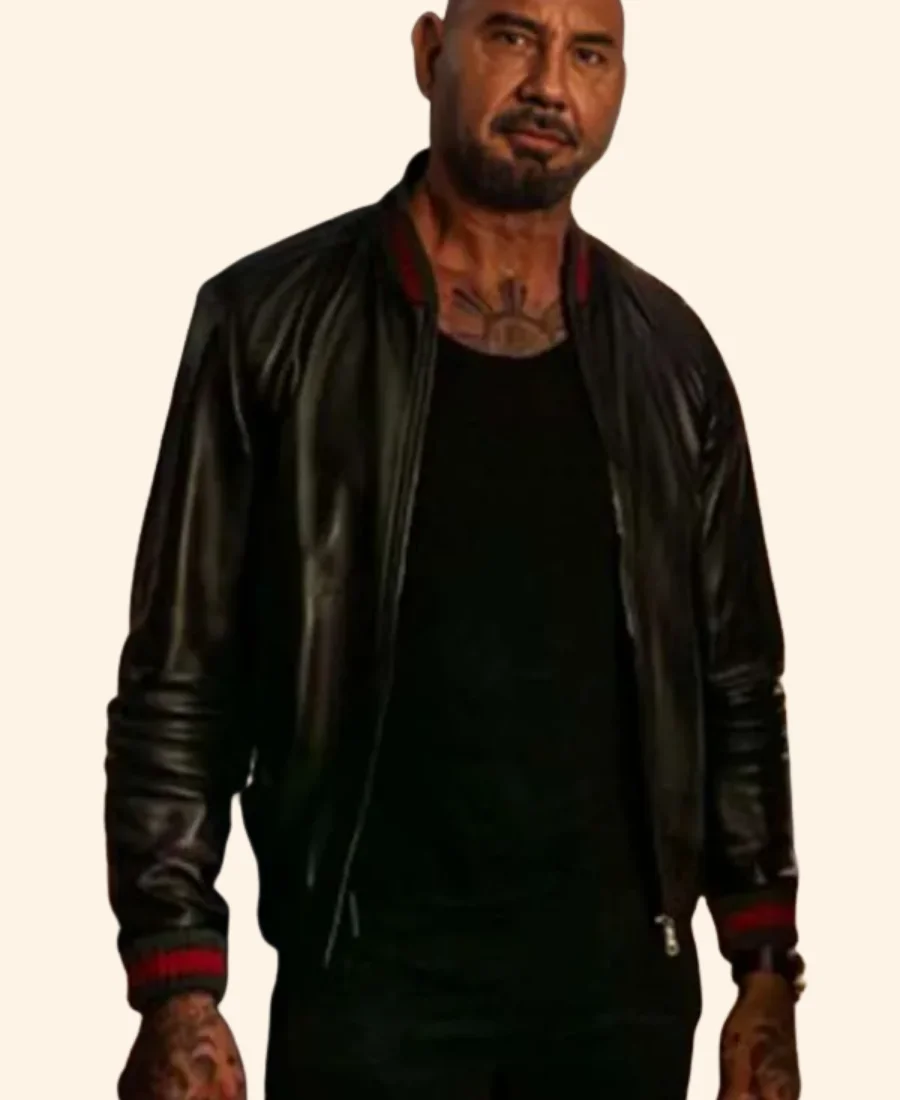 Jack In Time For Christmas Dave Bautista Leather Jacket