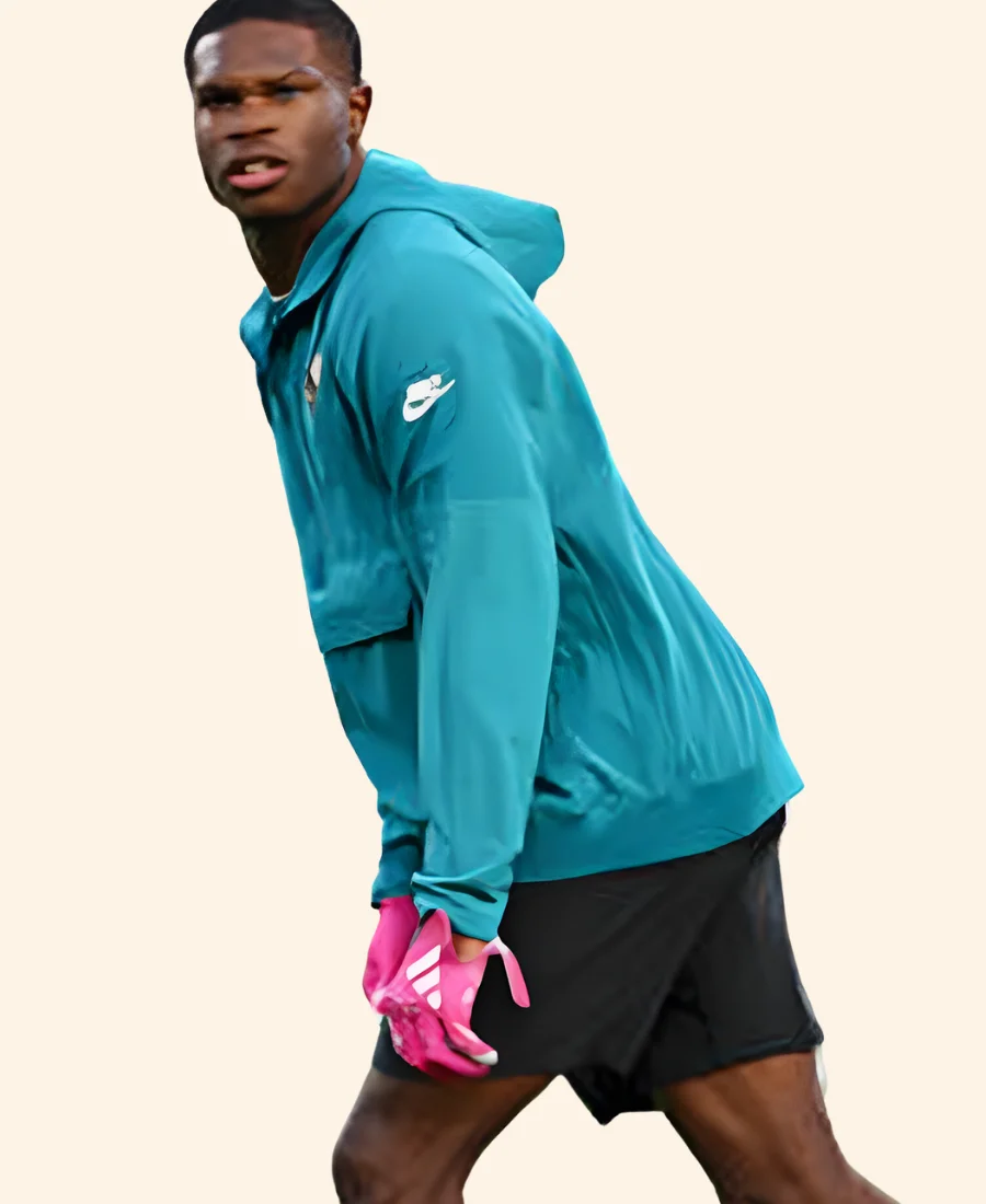 Jaguars Sideline Travis Hunter Anorak Jacket Arms Side Image