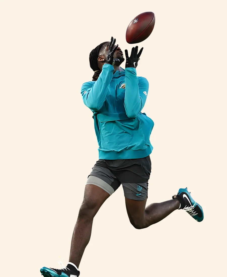 Jaguars Sideline Travis Hunter Anorak Jacket Full Image