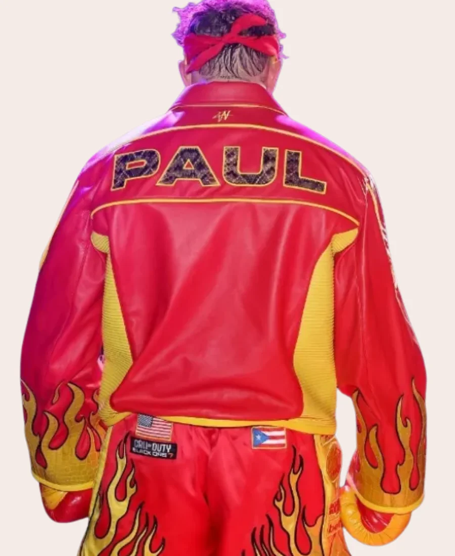 Jake Paul Hulkamania Jacket Back Image