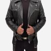 The Walking Dead Negan Leather Jacket Front Image
