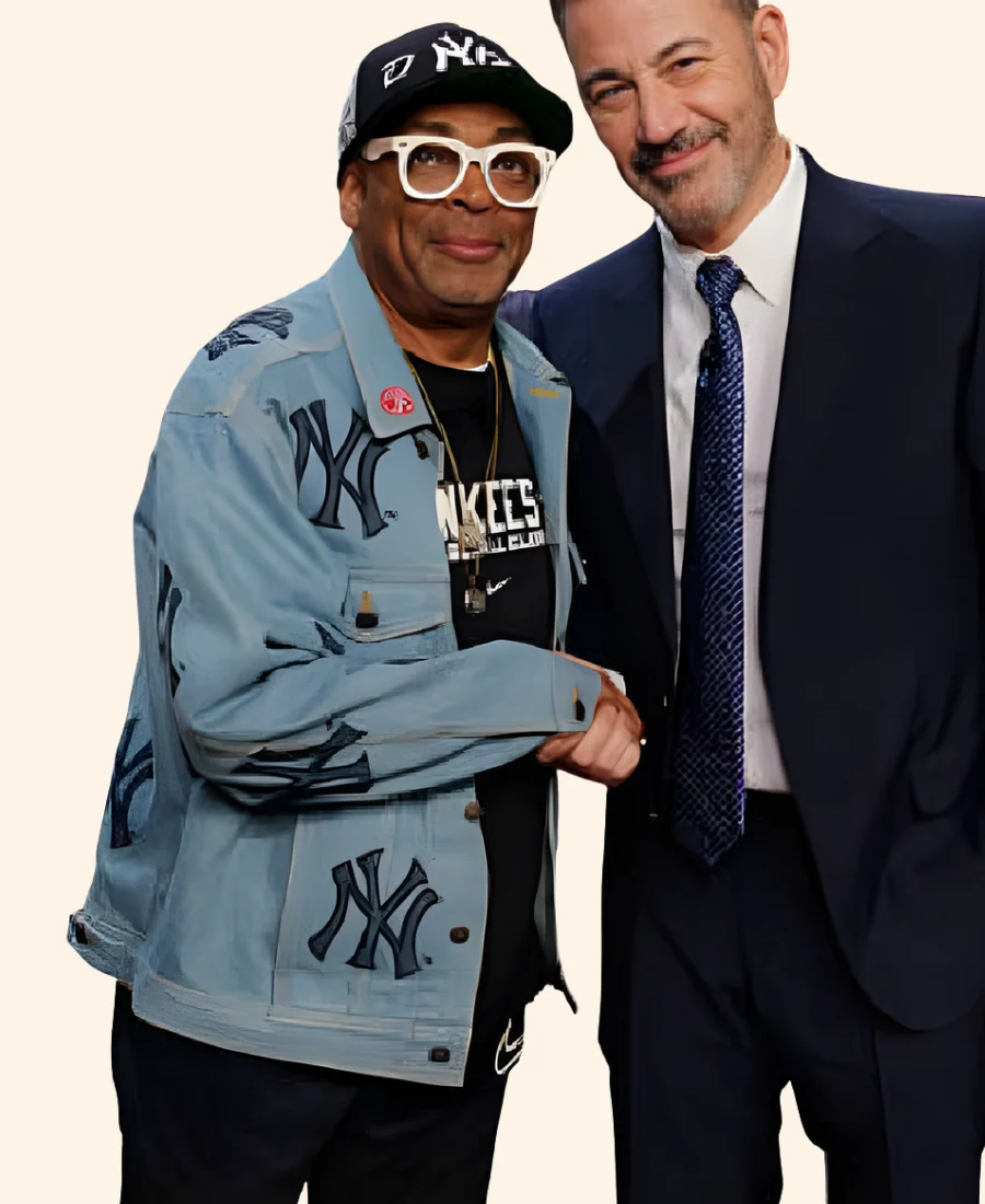 Jimmy Kimmel Live! Spike Lee Denim Jacket Celebrity Image