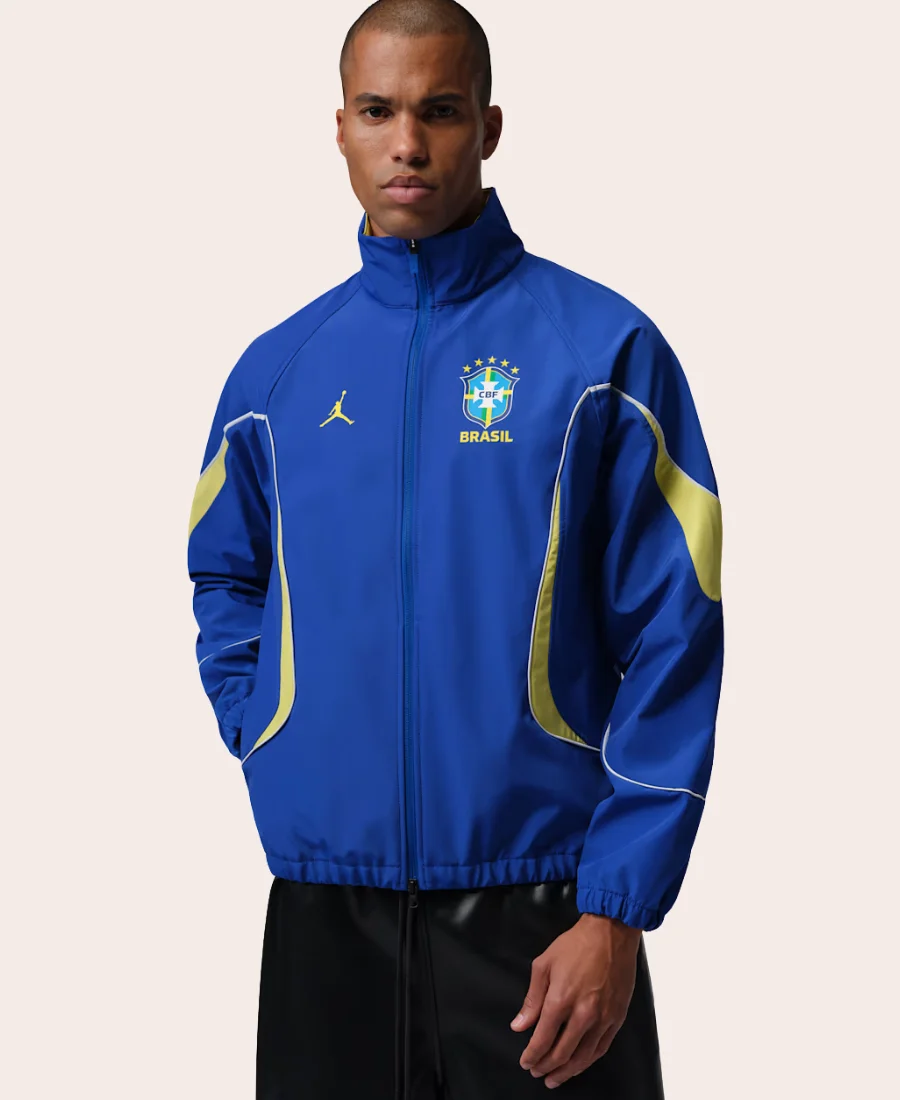 Jordan Brazil Anthem Jacket Style 02 Front Image