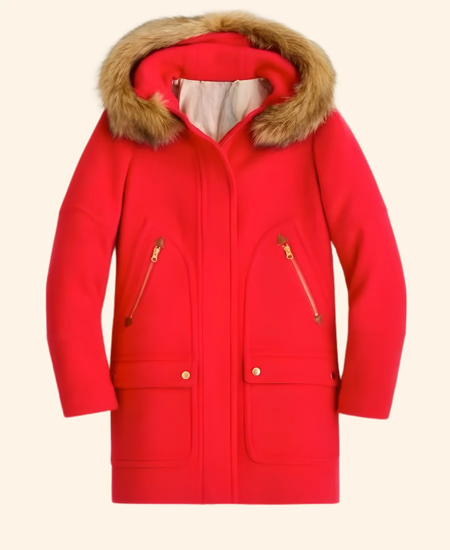 Just Like A Christmas Emily Parka Jacket Front Image