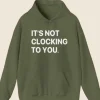 Justin Bieber It’s Not Clocking To You Hoodie Front Image