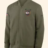 KC Chiefs 2025 Salute To Service Jacket Front Image