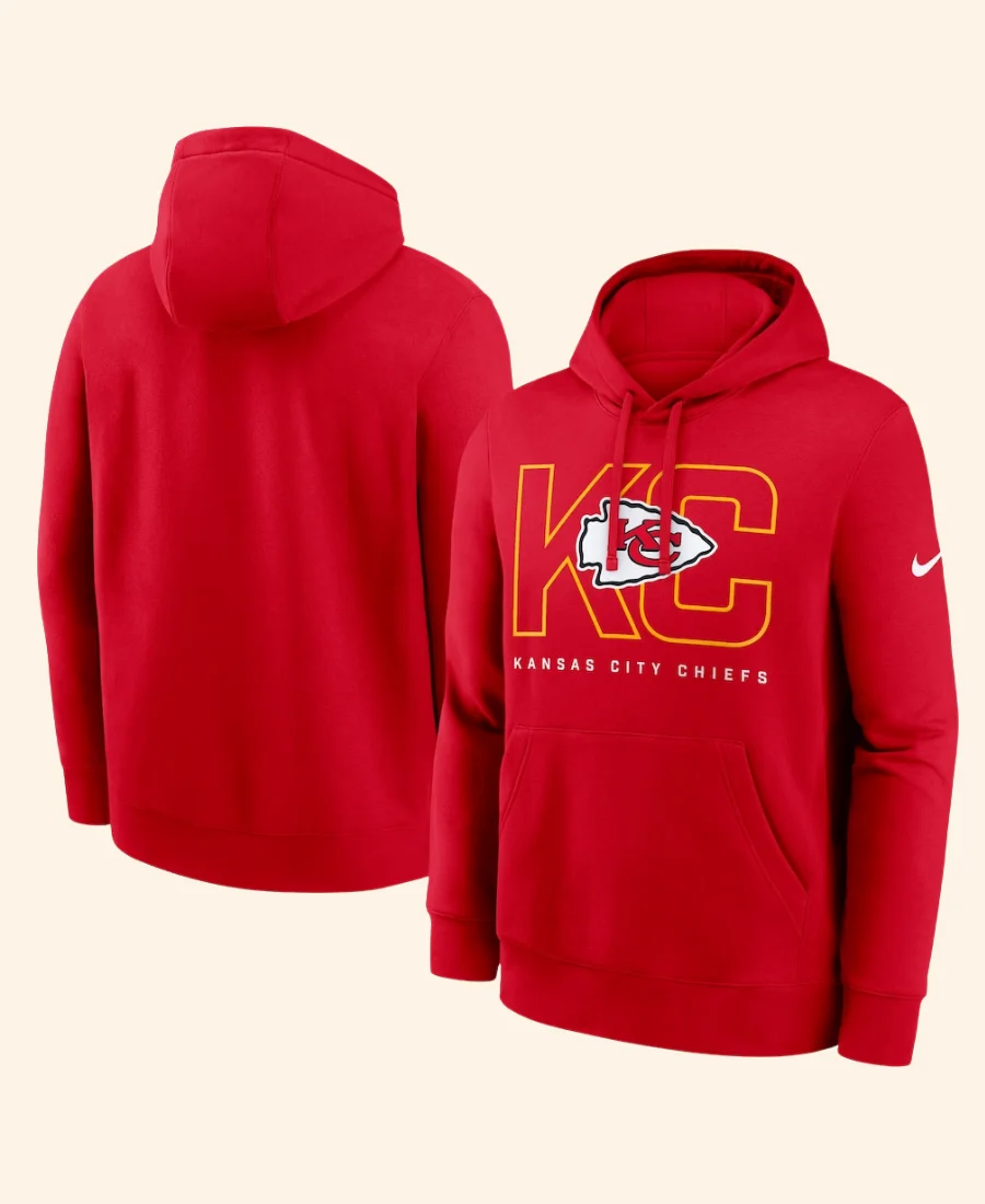Kansas City Chiefs Busted Hoodie Front And Back Image