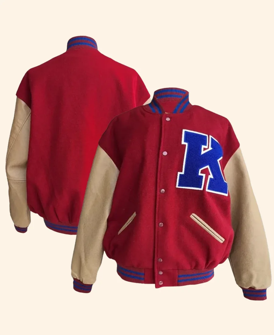 Kansas Jayhawks Varsity jacket Front & Back Image
