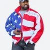 Kanye West American Flag Jacket Front Image