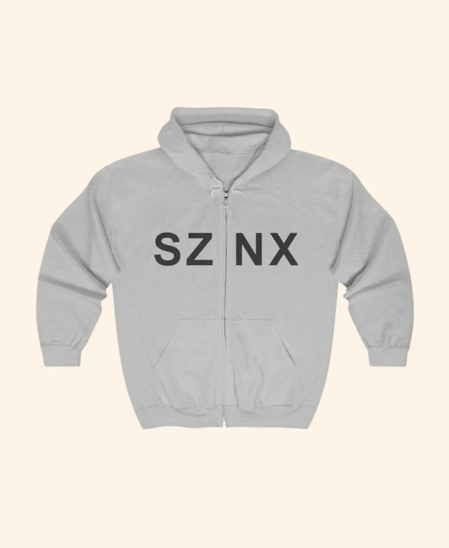 Kanye West Sznx Hoodie Zipper Image
