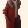 Keeping Up With The Clauses Mrs. Claus Trench Coat Front Image