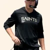 Kellen Moore Saint Sideline Long Sleeve Hoodie Front Image