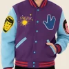 Kid Cudi Star Trek Light Year Varsity Jacket Front Image