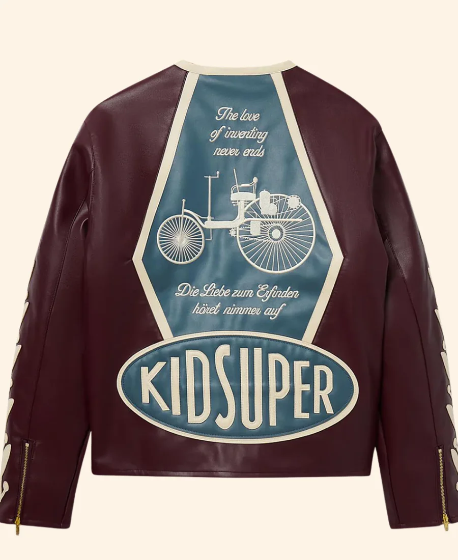 KidSuper x Mercedes Benz Racer Jacket Back Image
