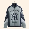 Kith For The New York Yankees Zip Puffed Jacket Style 01 Front Image