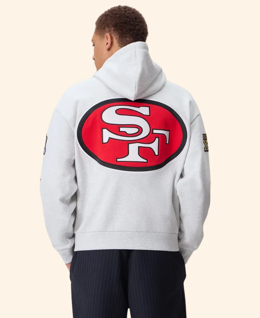 Kith San Francisco 49ers Faithful Vintage Hoodie Back Image