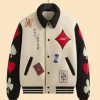 Kith x Batman Joker Wool Coaches Jacket Front Image