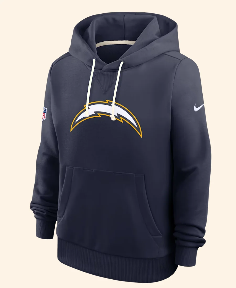 LA Chargers Alt Offensive Set Play Sideline Hoodie Front Image