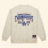 LA Dodgers 2025 World Series Champions Sweatshirt Front Image
