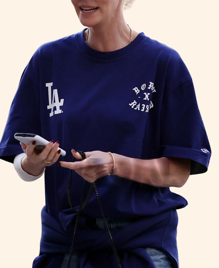LA Dodgers 2025 World Series Charlize Theron T-Shirt Front